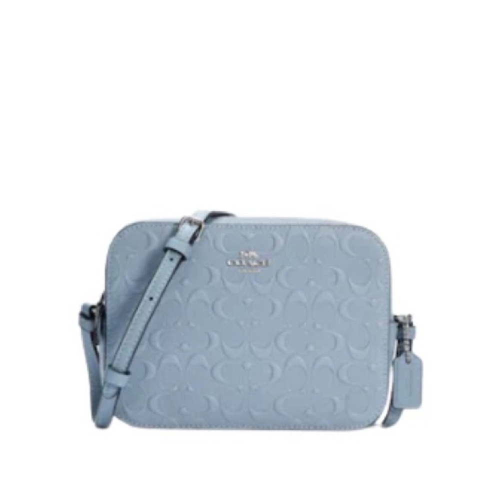 COACH CAMERA BAG IN SIGNATURE LEATHER - TWILIGHT